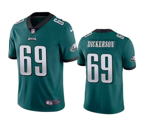 Men & Women & Youth Philadelphia Eagles #69 Landon Dickerson Green Vapor Untouchable Limited Stitched Jersey->->NFL Jersey